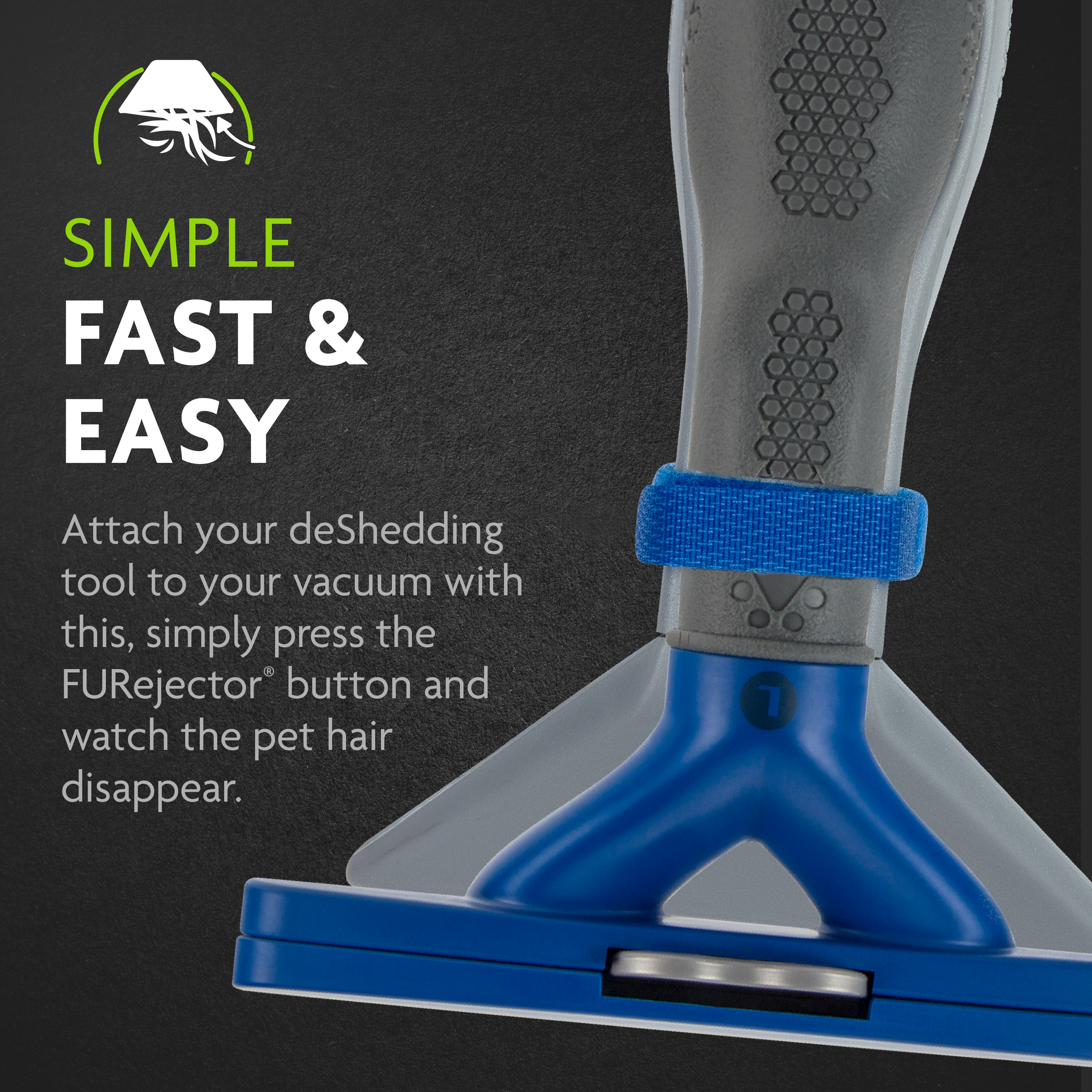 Furminator vacuum outlet